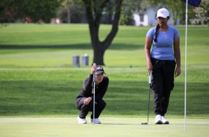 2026 Girls' Championship - Lillian O'Grady, left, and Saisha Patil